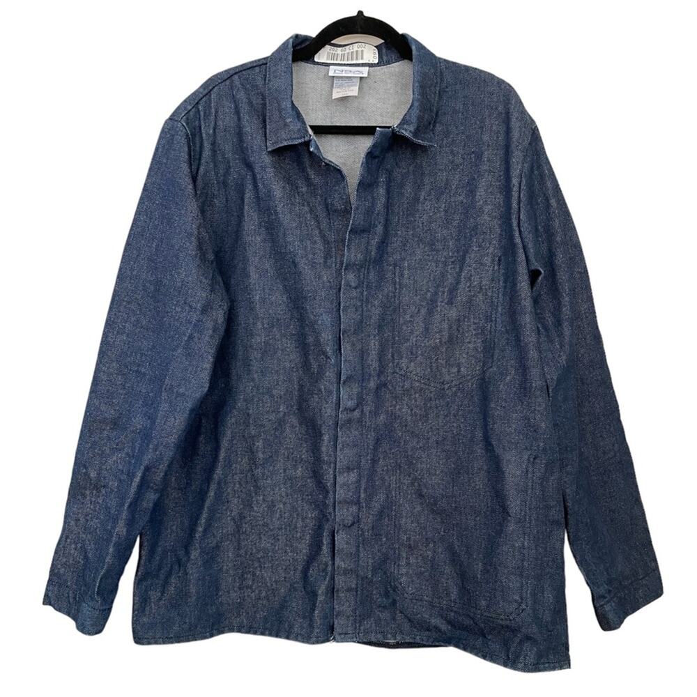 Indura Denim Work Jacket Coat Oversized NSA FR HRC 2 Flame Resistant Westex